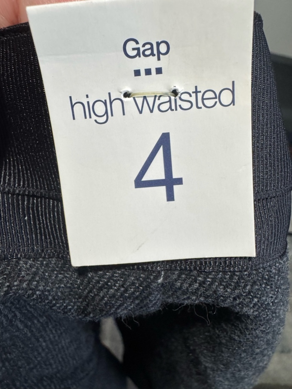 GAP Charcoal Gray Pencil Skirt with Front Slit - Picture 2 of 6